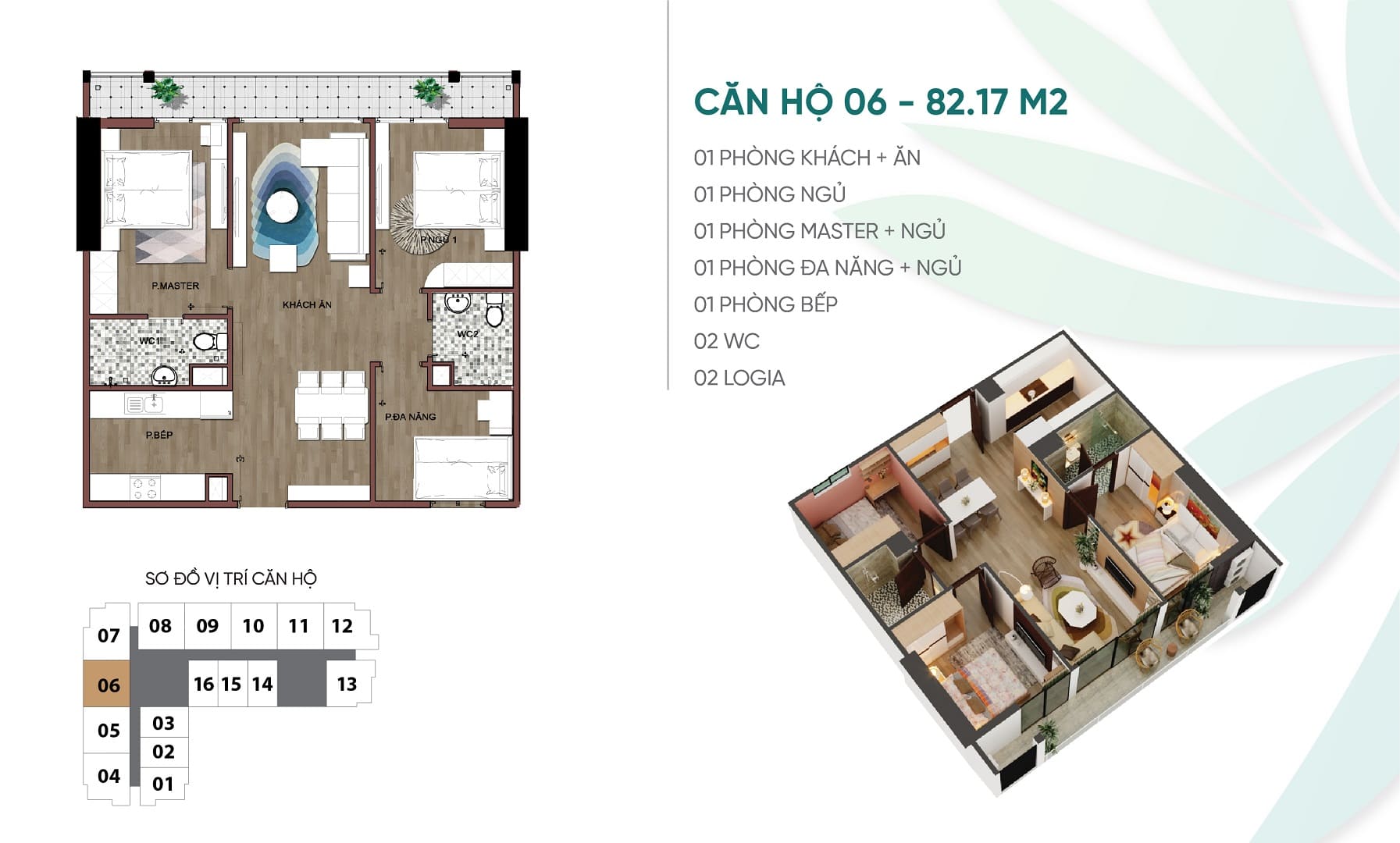 Thiết kế căn hộ chung cư số 06 An Bình Plaza 97 Trần Bình, Mỹ Đình, Nam Từ Liêm.
